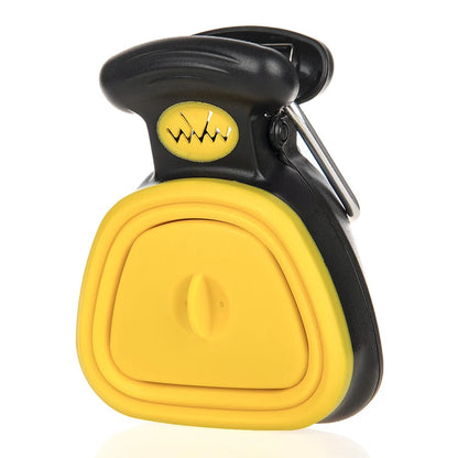 Recogedor de Excrementos Plegable para Perros - Pala de Viaje con Rollo de Bolsas Biodegradables Incluido 